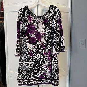 Long sleeved shift dress